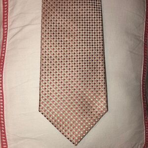 Geoffrey Beene Light Brown Polka Dot Tie